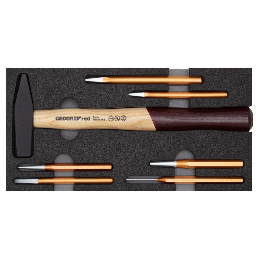 Hammer/chisel set 2/6 CT-module 7pcs