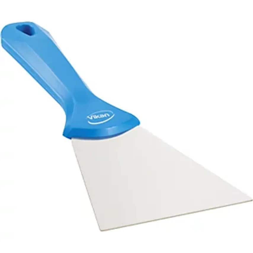 Hand Scraper With Stainless Steel Blade, Width 100mm, Pack Of 10, Blue