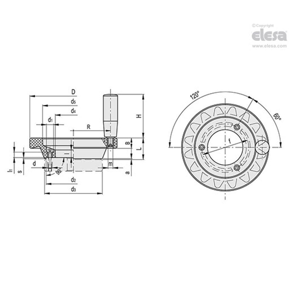 Handwheel-VDA.160+I - 71501-E