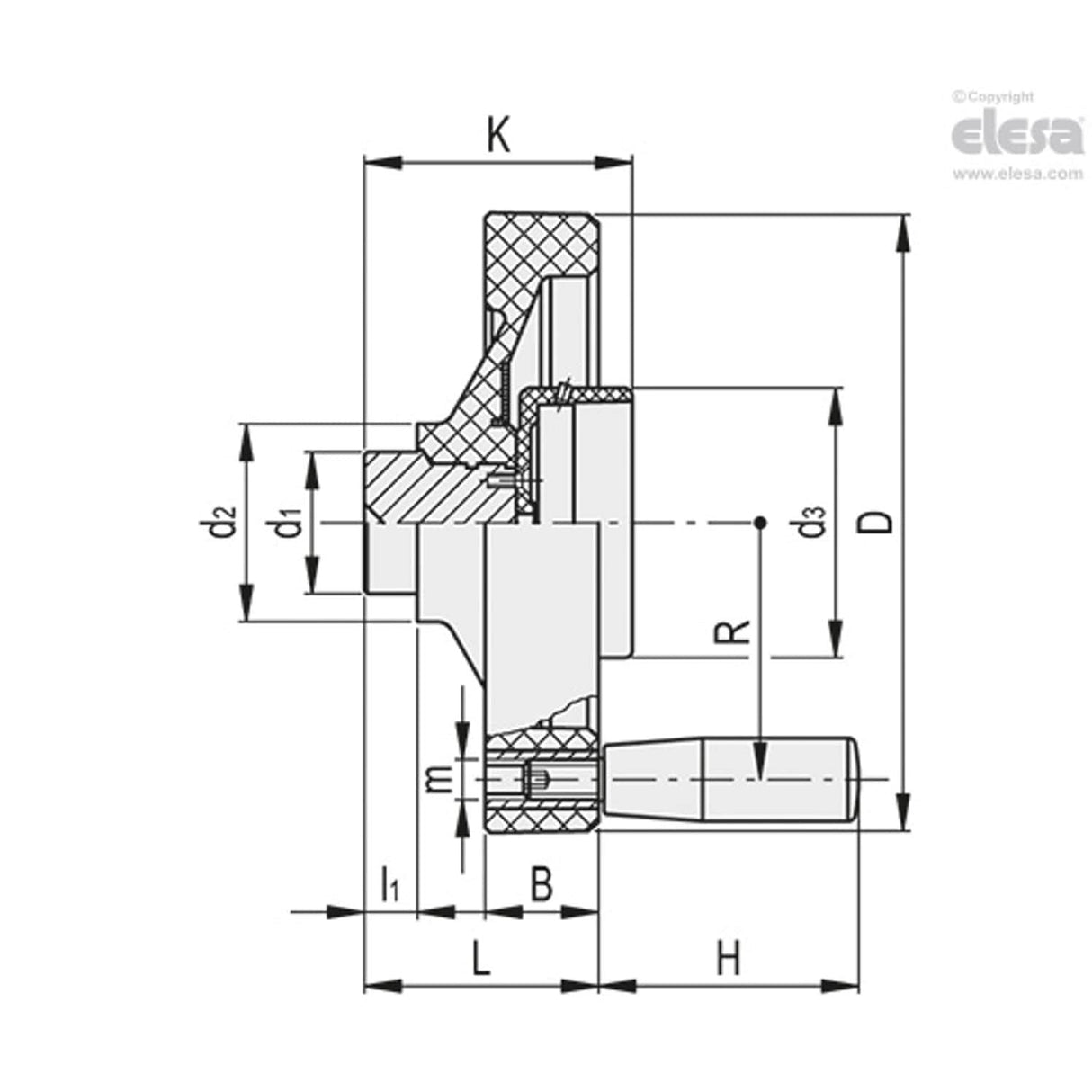 Handwheel-VDN.250-GXX5+I