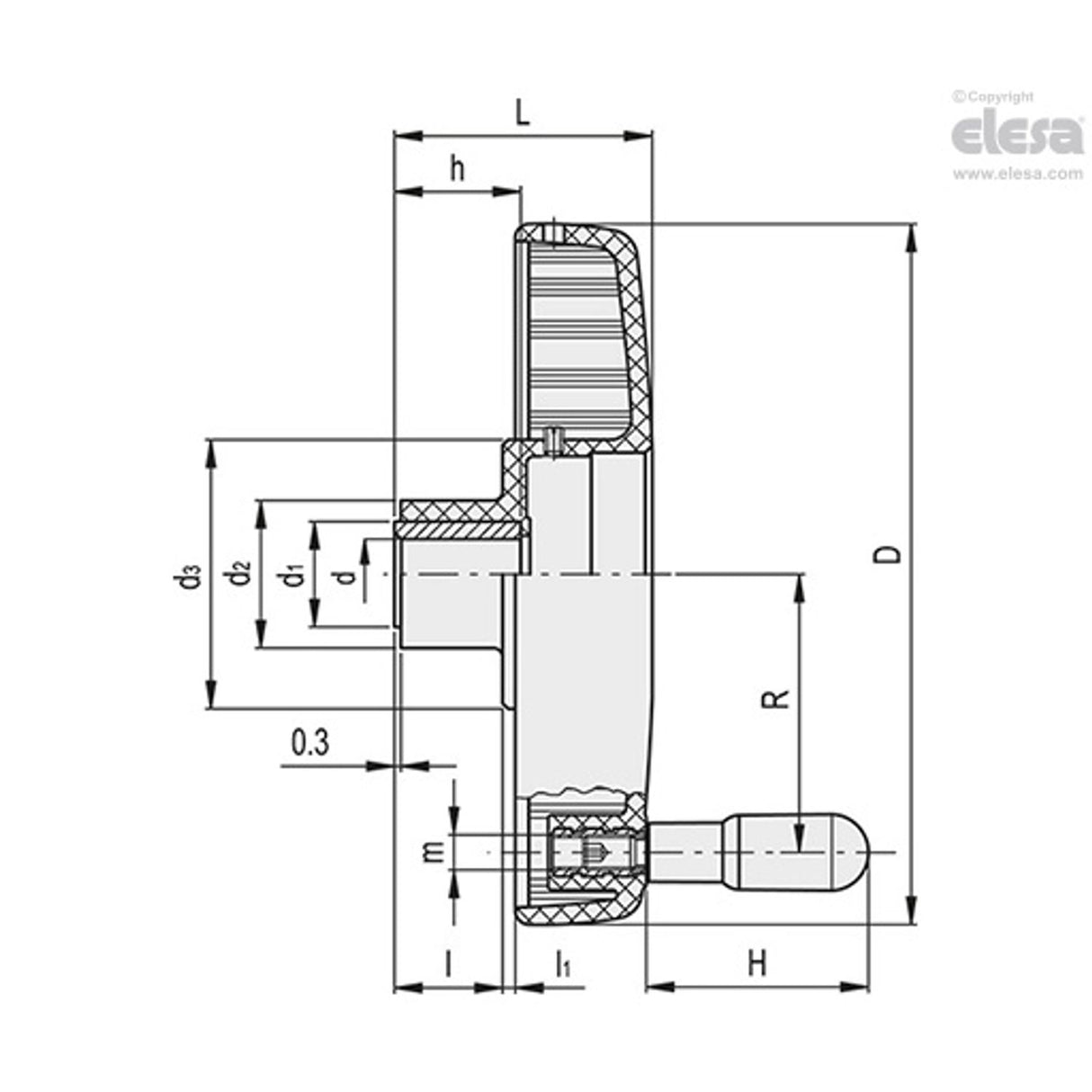 Handwheel-VDSC.125-GXX2 A-10+I