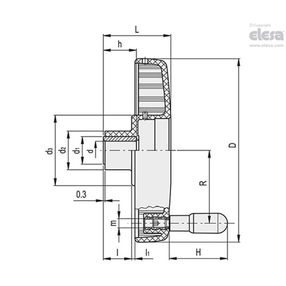 Handwheel-VDSC.125-GXX2 A-8+I
