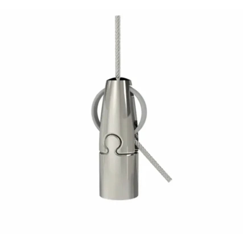 Hanger 4 Point Angel 1M Wire Rope No.1 0-15Kg Galvanised Steel 500mm