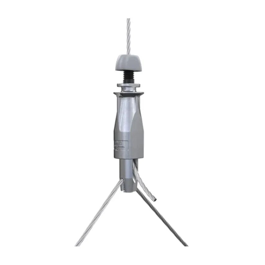 Hanger Eyelet End 10M Wire Rope No.3 110Kg Zinc Y-fit Toggle - UG3-YTG500mm-EY6G-10M