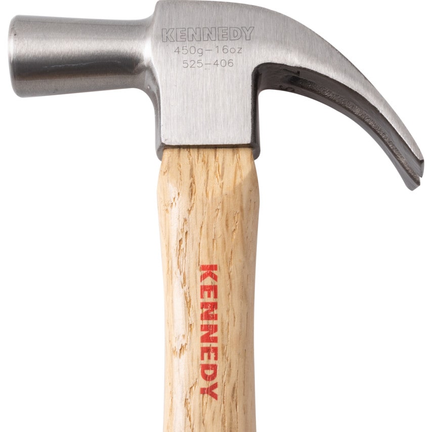 Hardwood Shaft 16oz Claw Hammer