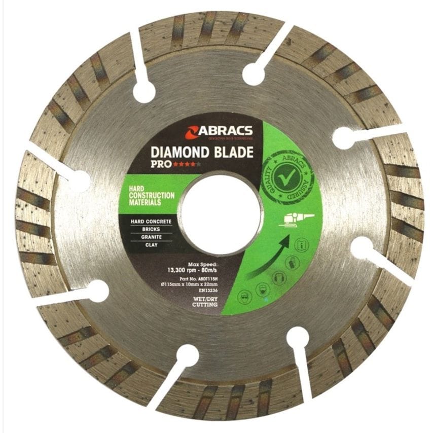 Hcm-Pro Diamond Blade 115mm x 10mm x 22.23mm