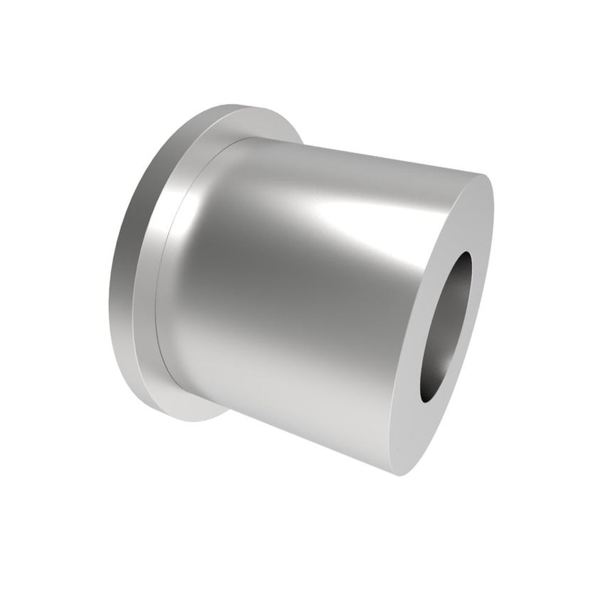 Headed Spacer 50mm bearing x 5mm thick head x 25mm axle bolt TH50X5X25