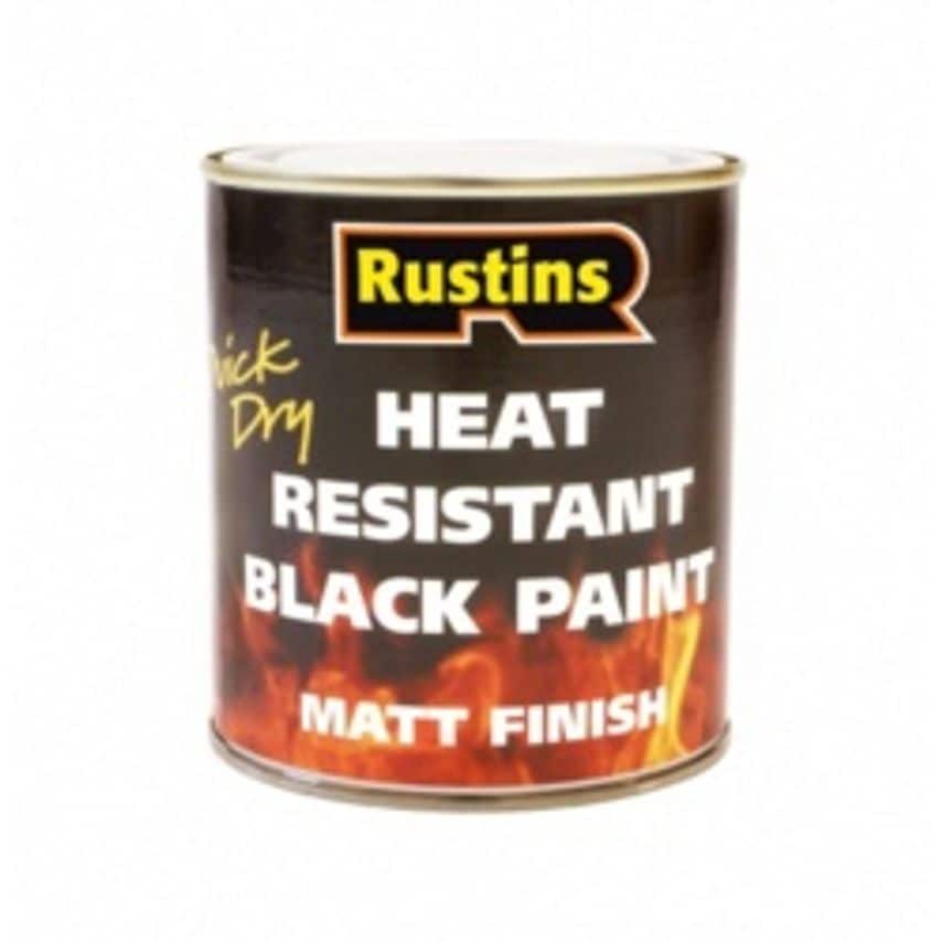 Heat Resistant Paint Black 500ml