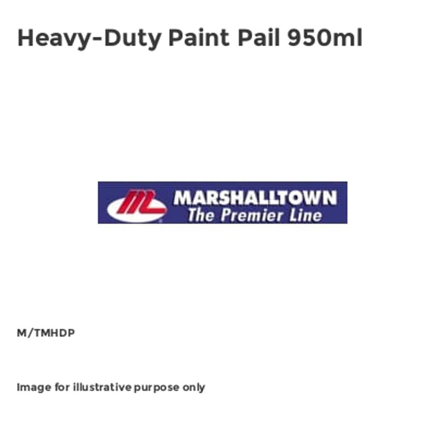 Heavy-Duty Paint Pail 950ml M/TMHDP