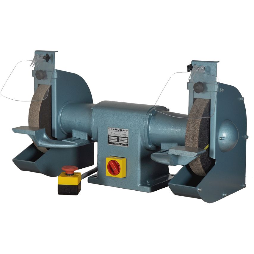 Heavy Duty Bench Grinder with Grinding Wheels E312 400V 2.2kW 3HP