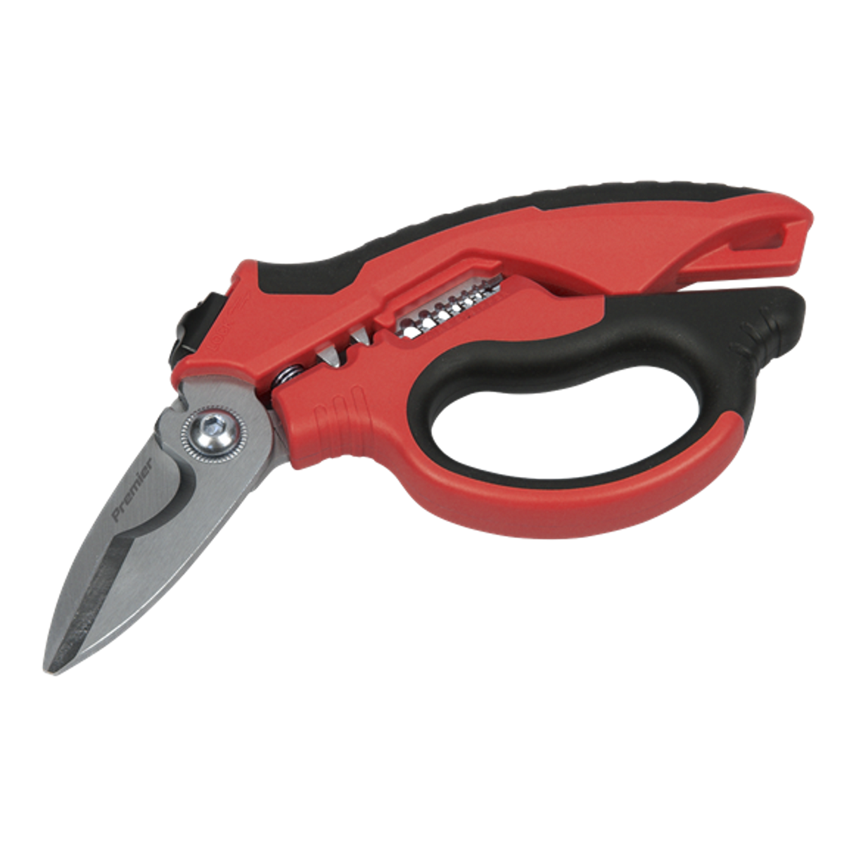 Heavy Duty Electrician's Angled Shears 200mm 3-In-1