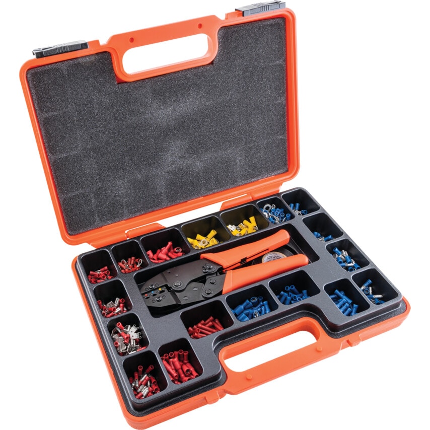 Heavy Duty Ratchet Crimping Toolkit 552 Piece
