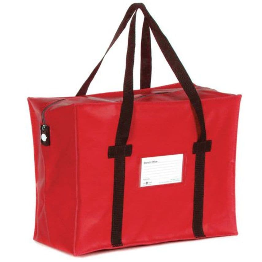Heavy Duty Tamper Evident Holdalls - 584 X 406 X 254mm, Red