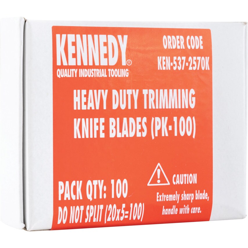Heavy Duty Trimming Knife Blades, Pack of 100