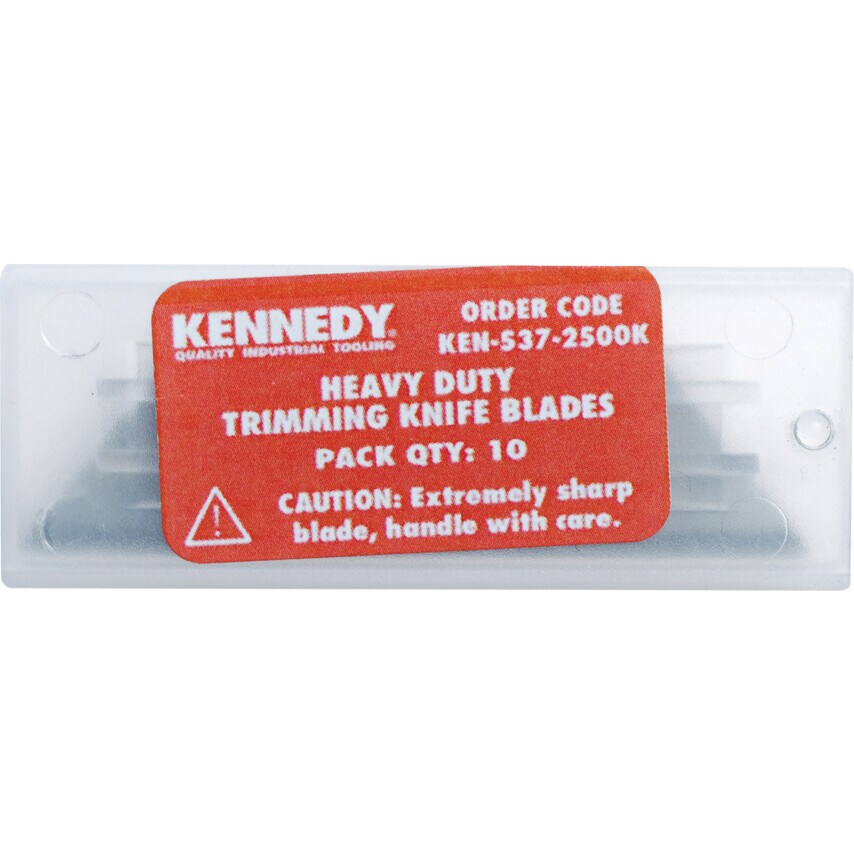 Heavy Duty Trimming Knife Blades, Pack of 10