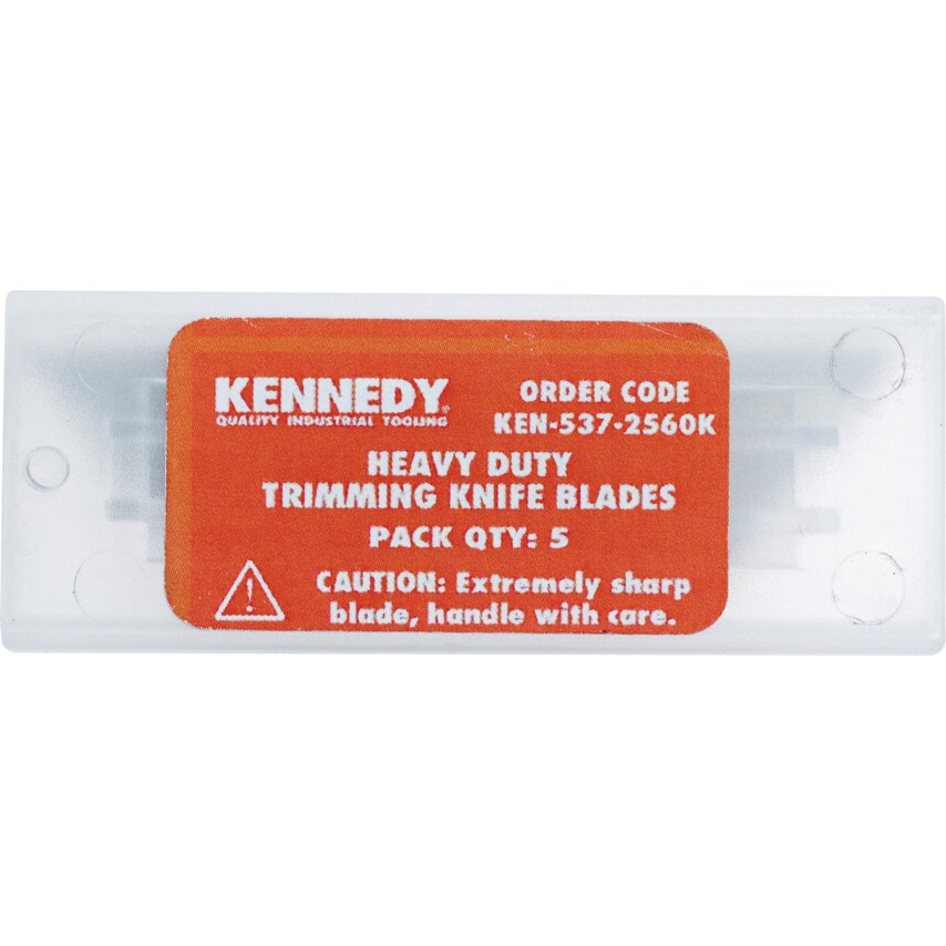 Heavy Duty Trimming Knife Blades, Pack of 5