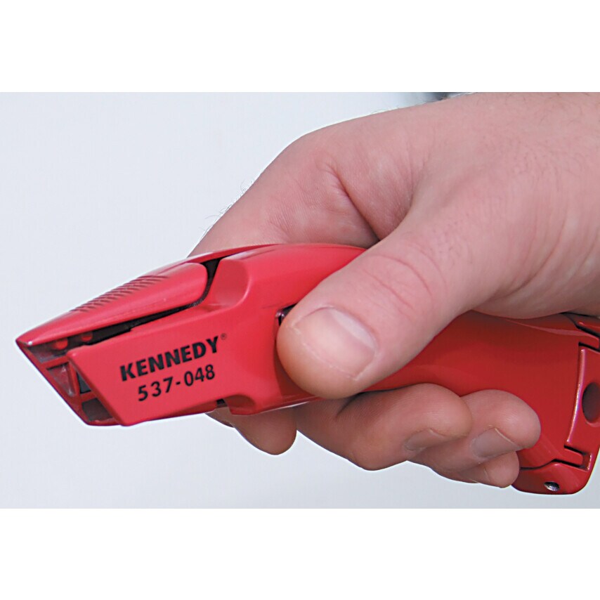 Hercules Fixed Blade Trimming Knife Red