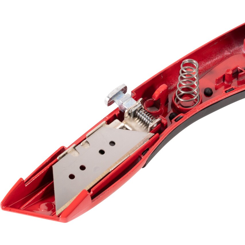 Hercules Retractable Blade Trimming Knife Red