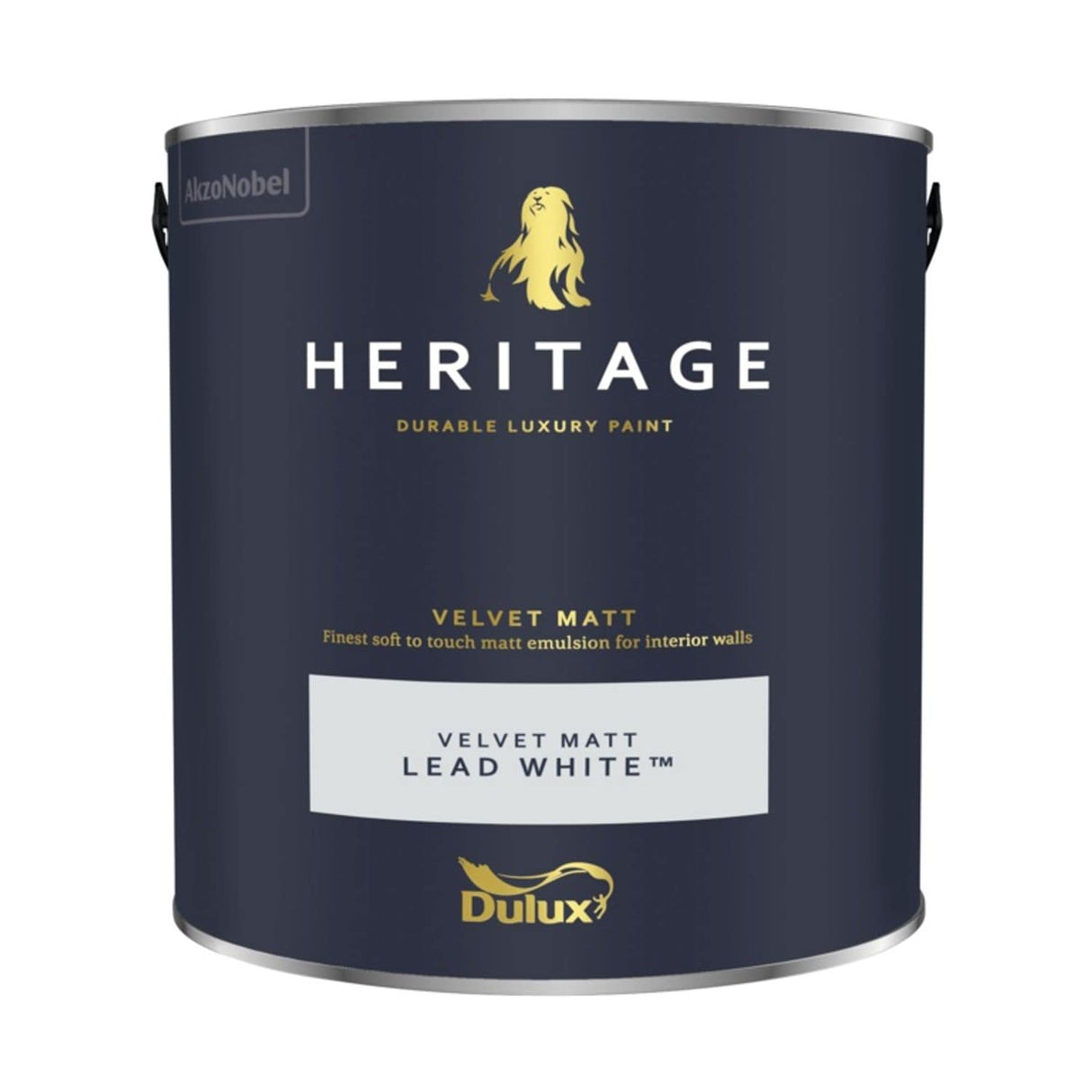 Heritage Matt Paint 2.5 Litre Lead White