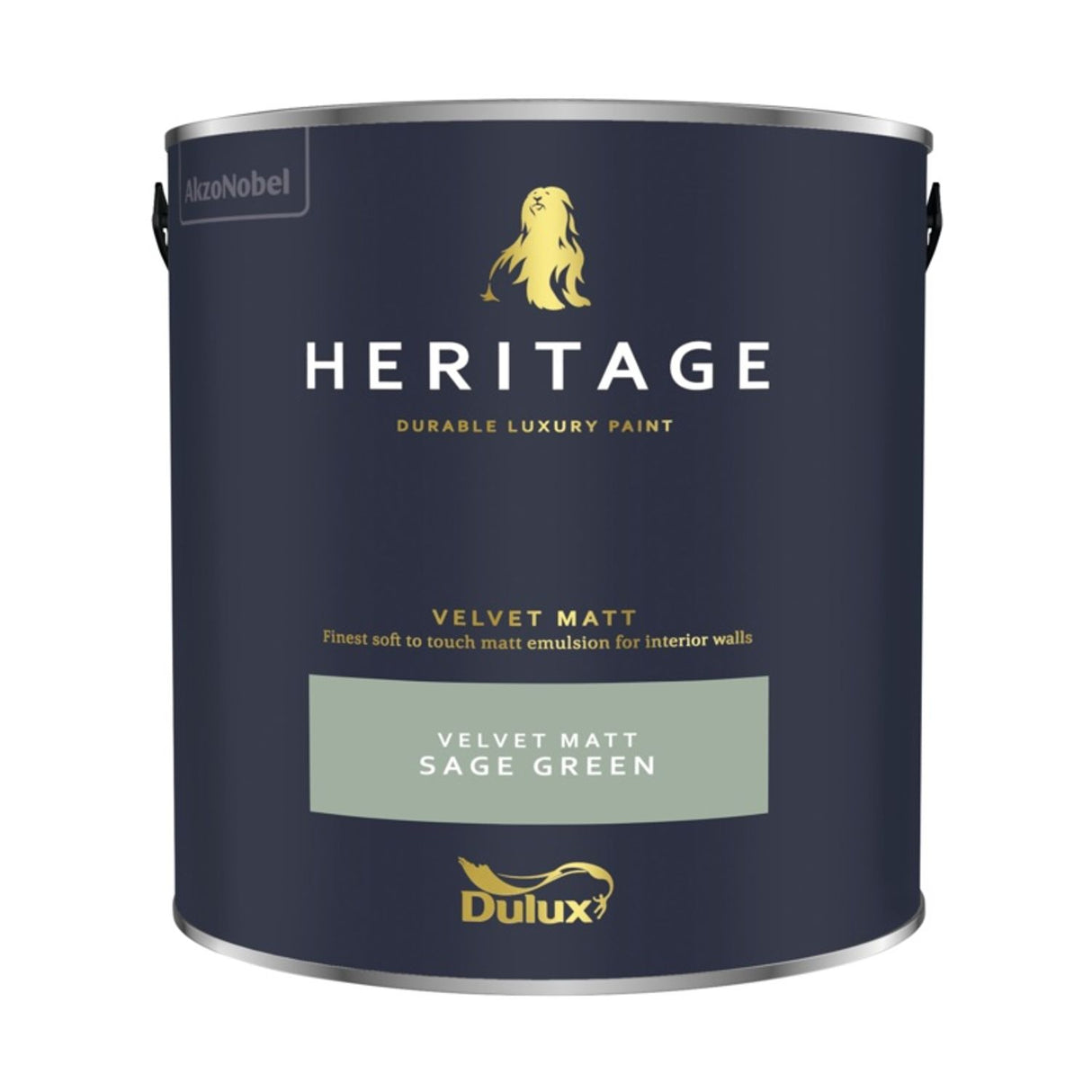 Heritage Matt Paint 2.5 Litre Sage Green
