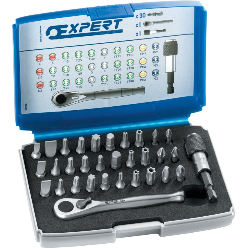 Hex Bit Set - 30 Bits + Accessories - E131702