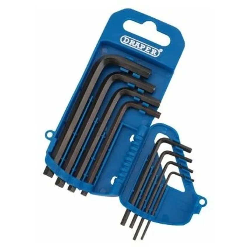 Hex Key 8 Piece Imperial Set Holder 1/16 - 1/4in Chrome Vndm ST