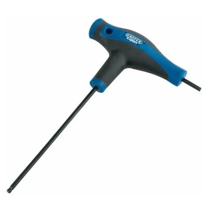 Hex Key and Ball End Double Ended T-Handle 3.0mm Chrome Vndm Steel