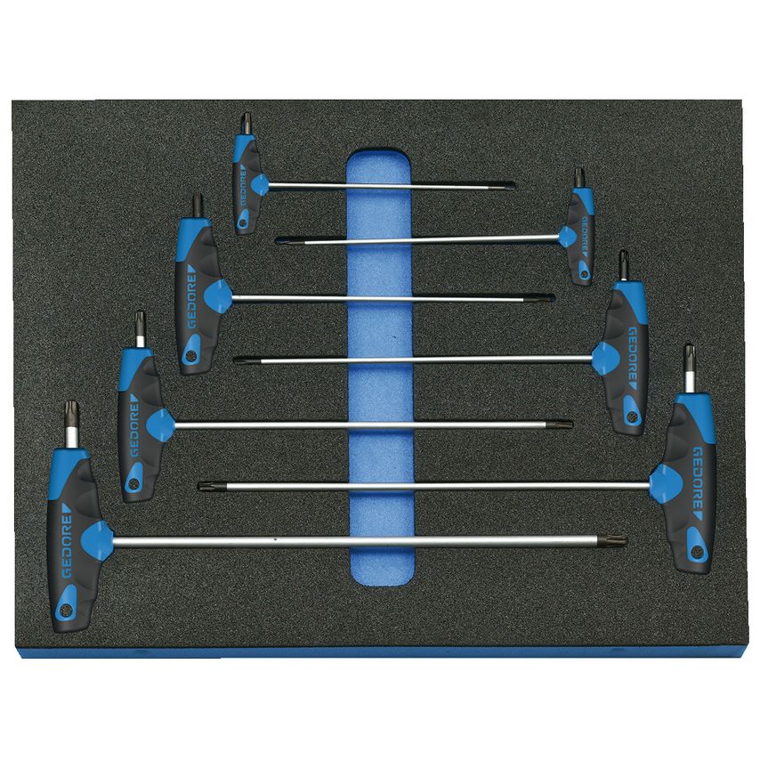 Hexagon Allen key set in CT module 7 pcs