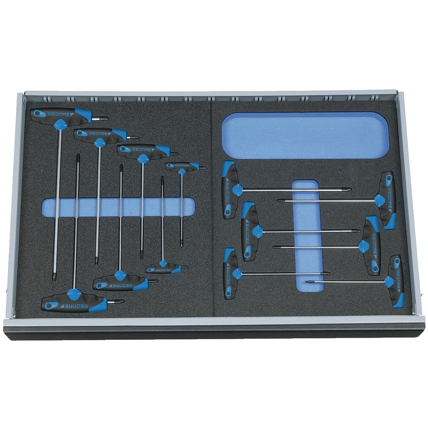 Hexagon Allen key set in CT module 7 pcs