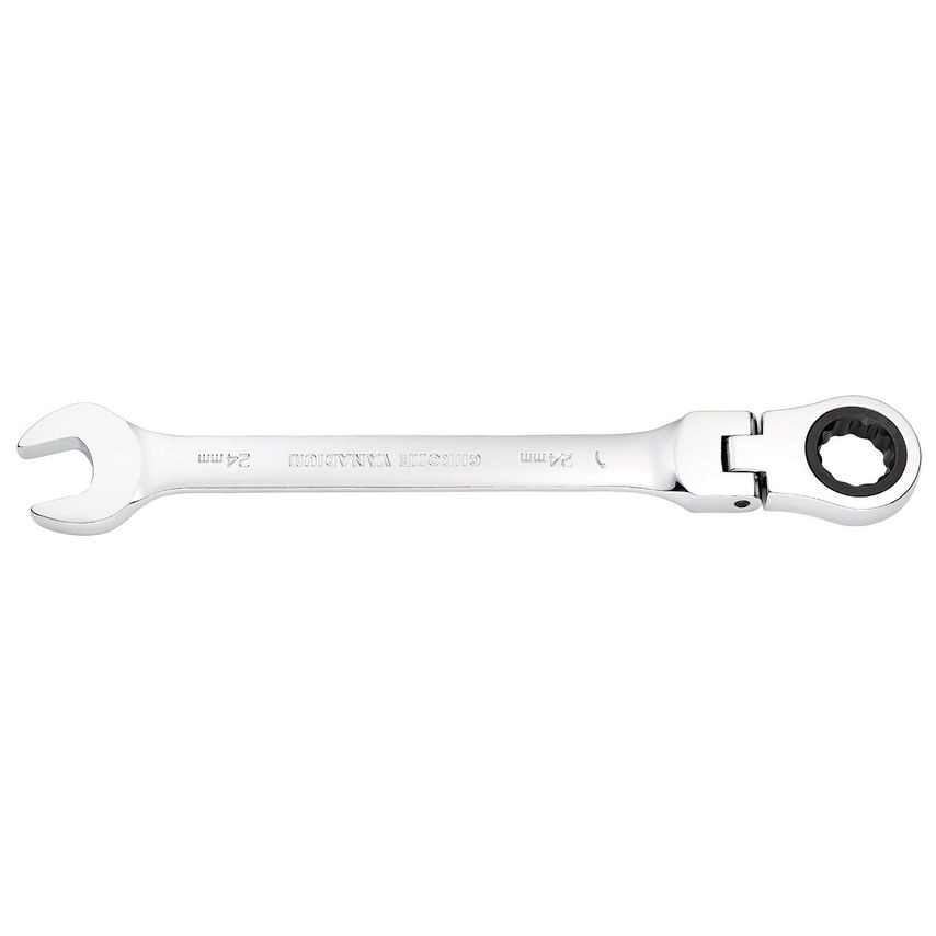 Hi-Torq Metric Flexible Head Ratcheting Combination Spanner 24mm