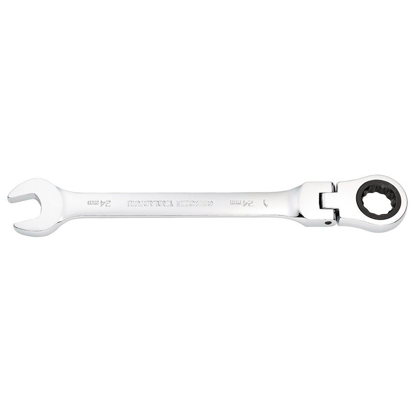 Hi-Torq Metric Flexible Head Ratcheting Combination Spanner 24mm