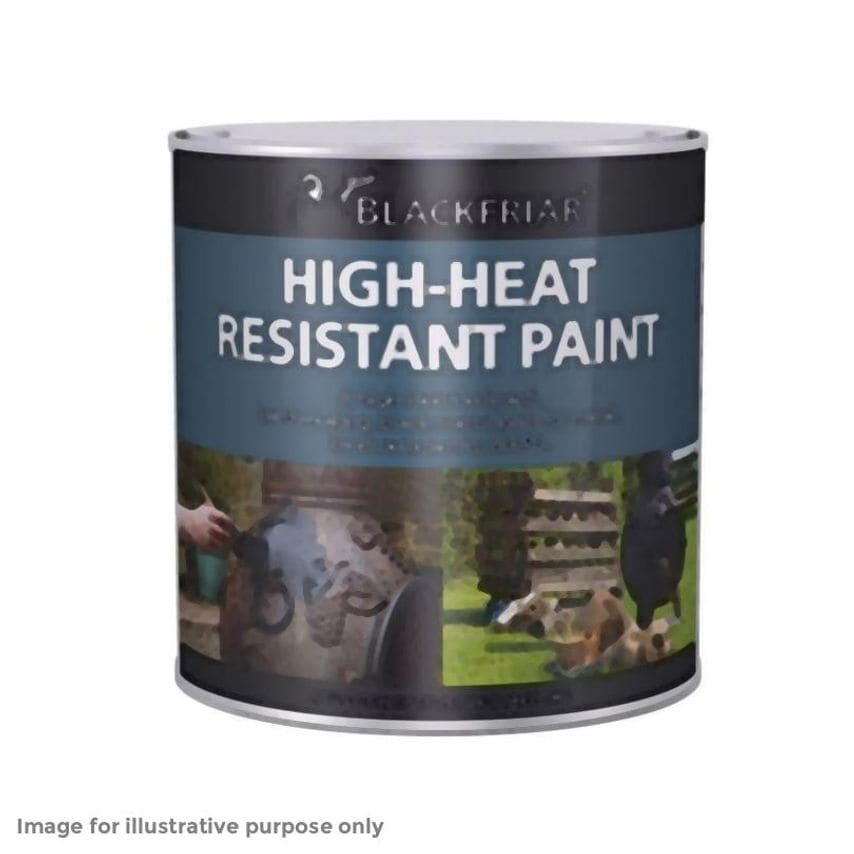 High-Heat Resistant Paint Black 500ml BKFHRB500