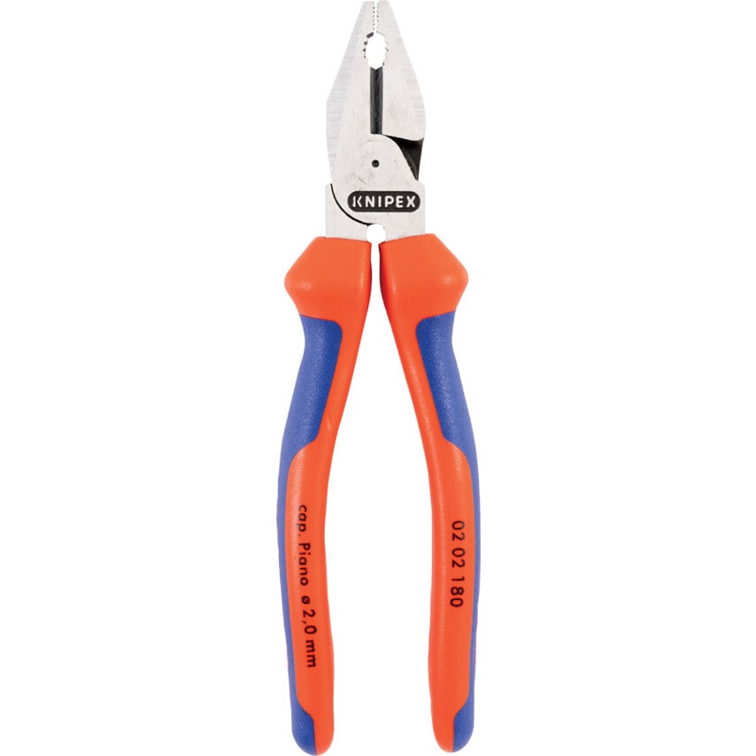 High Leverage Black Atramentised Combination Plier 180mm