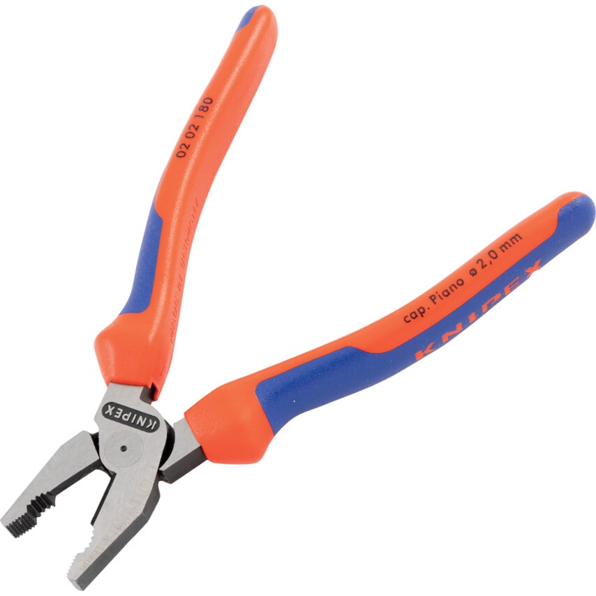 High Leverage Black Atramentised Combination Plier 180mm