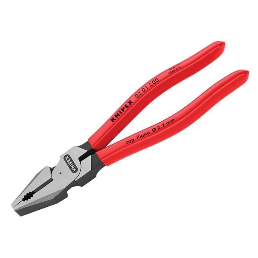 High Leverage Combination Pliers PVC Grip 200mm (8in) KPX0201200