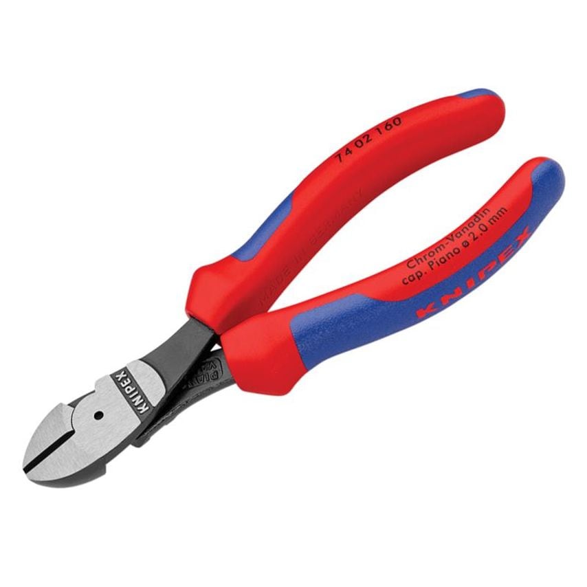 High Leverage Diagonal Cutters Multi-Component Grip 160mm KPX7402160