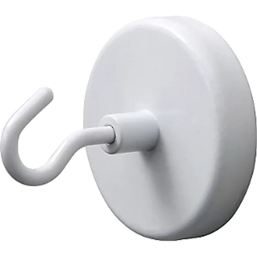 High Power Magnet, White, Pack Of 10, 47mm