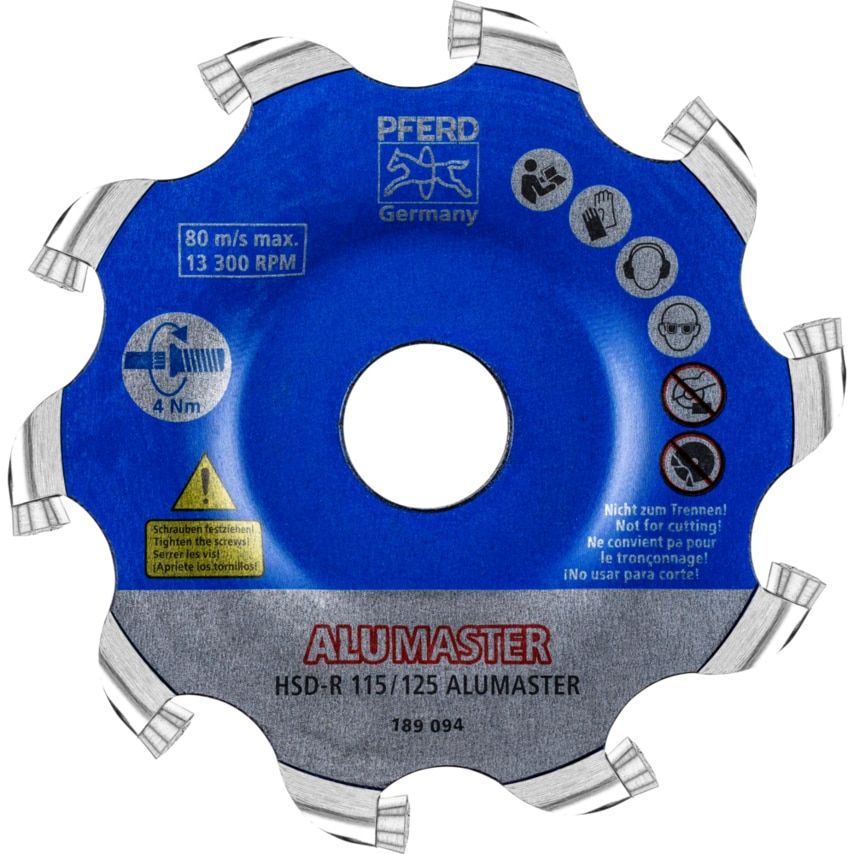 High Speed Disc HSD-R 115/125 Alumaster