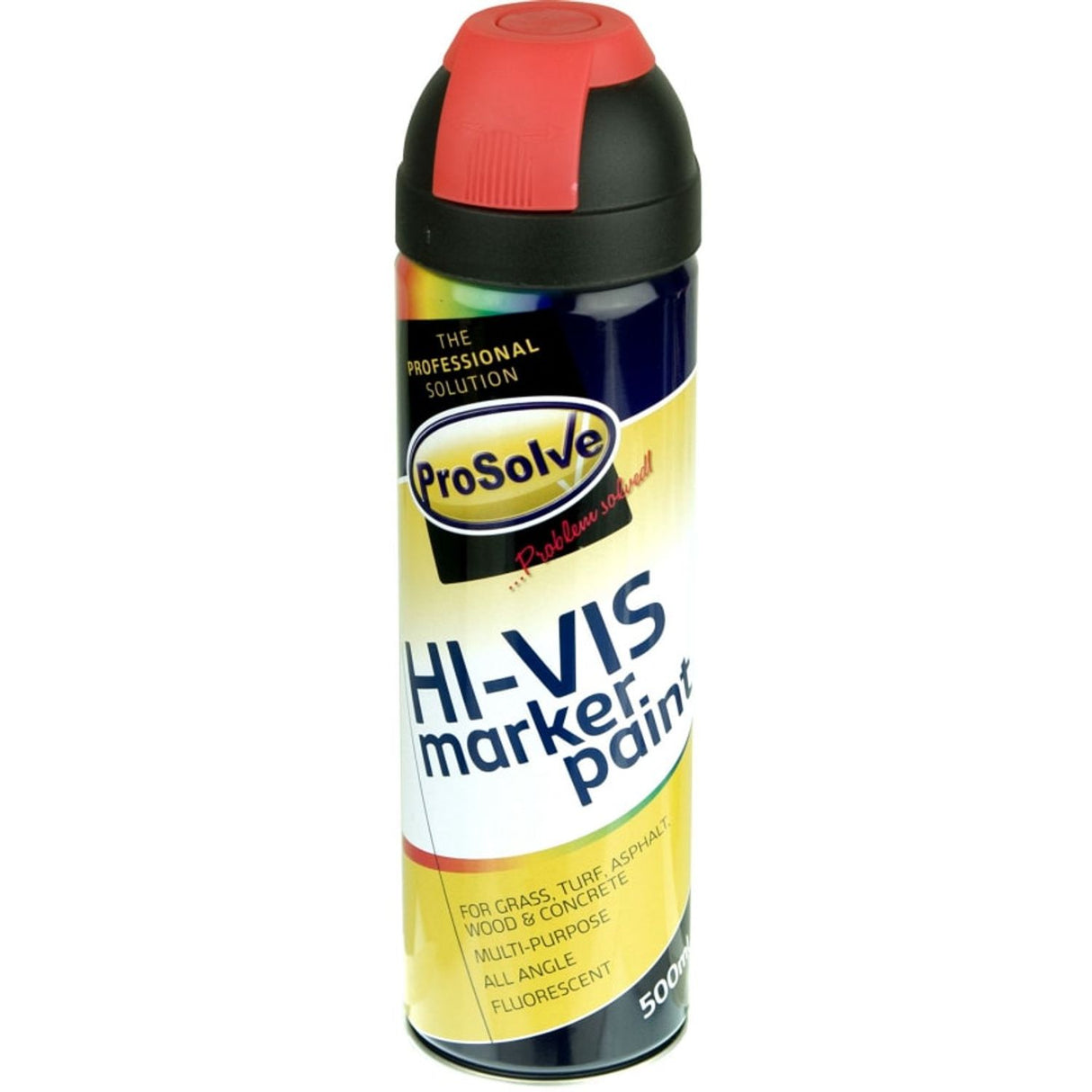 Hivis Fluorescent Red 500ml (Swivel Cap)