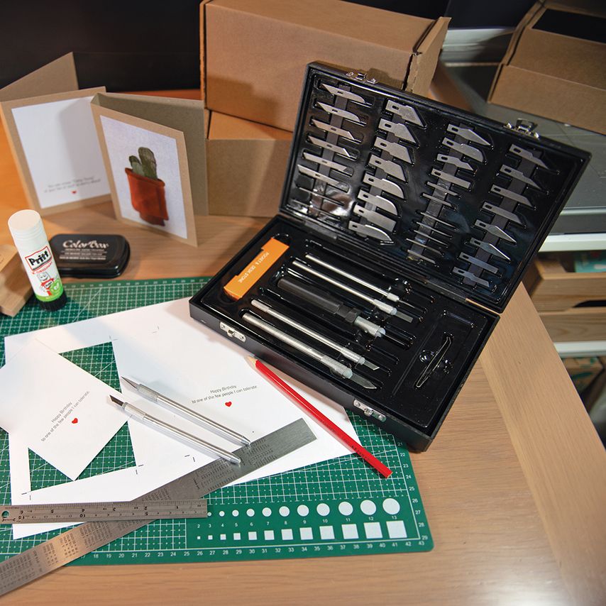 Hobby Knife Set - 51 Piece