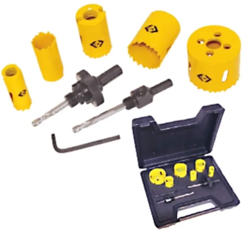 Holesaw Kit Electricians Set 9 Piece 16-51mm