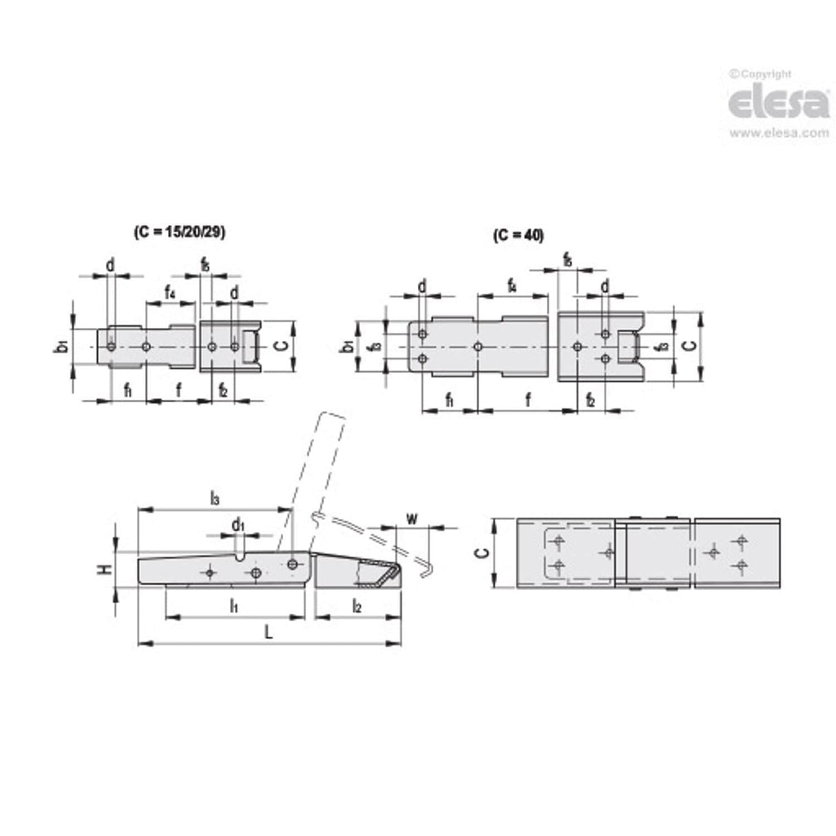 Hook Clamp-TLX.Z-40/152-A+R