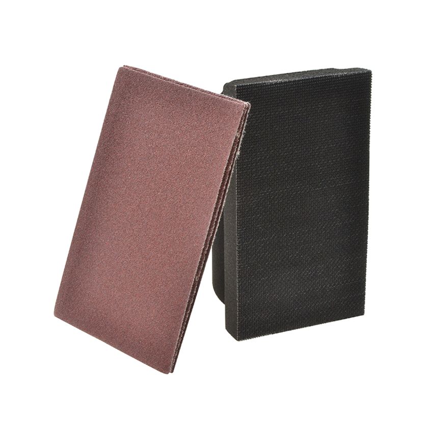 Hook & Loop Sanding Block Kit Assorted 70 x 125mm (Pack 3) FLV56830