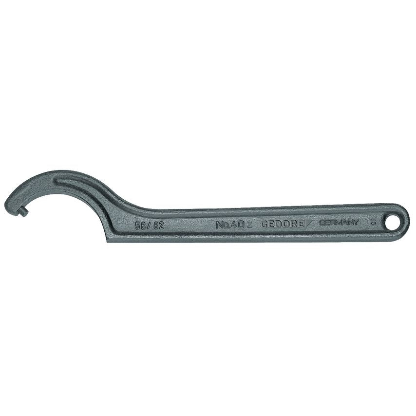 Hook wrench with pin, 52-55 mm