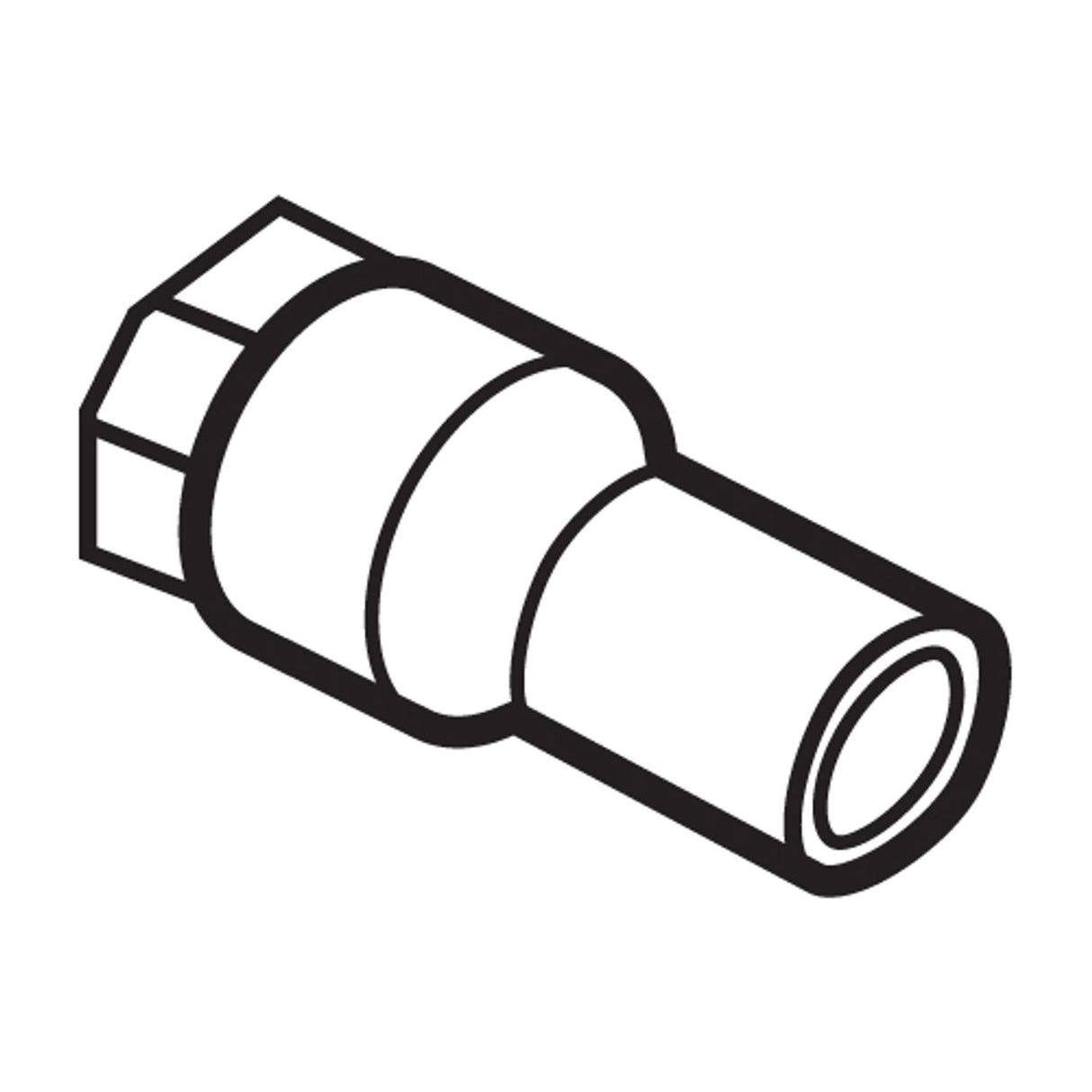 Hose Adapter 35mm OD T31 - WP-T31/028