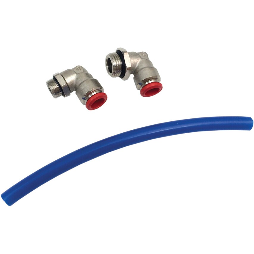 Hose and Couplings for SR 49 Compressed Air Filter, Grey, Silver