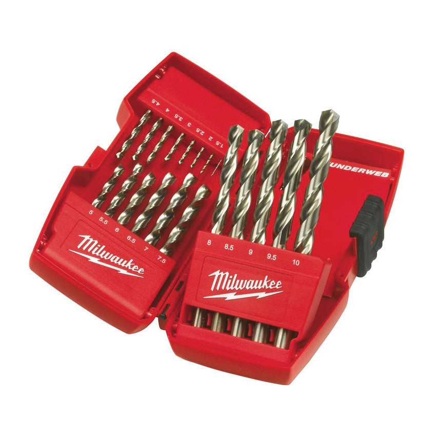 Hssg THUNDERWEB Drill Set (DIN338) 1-10mm (19PC)