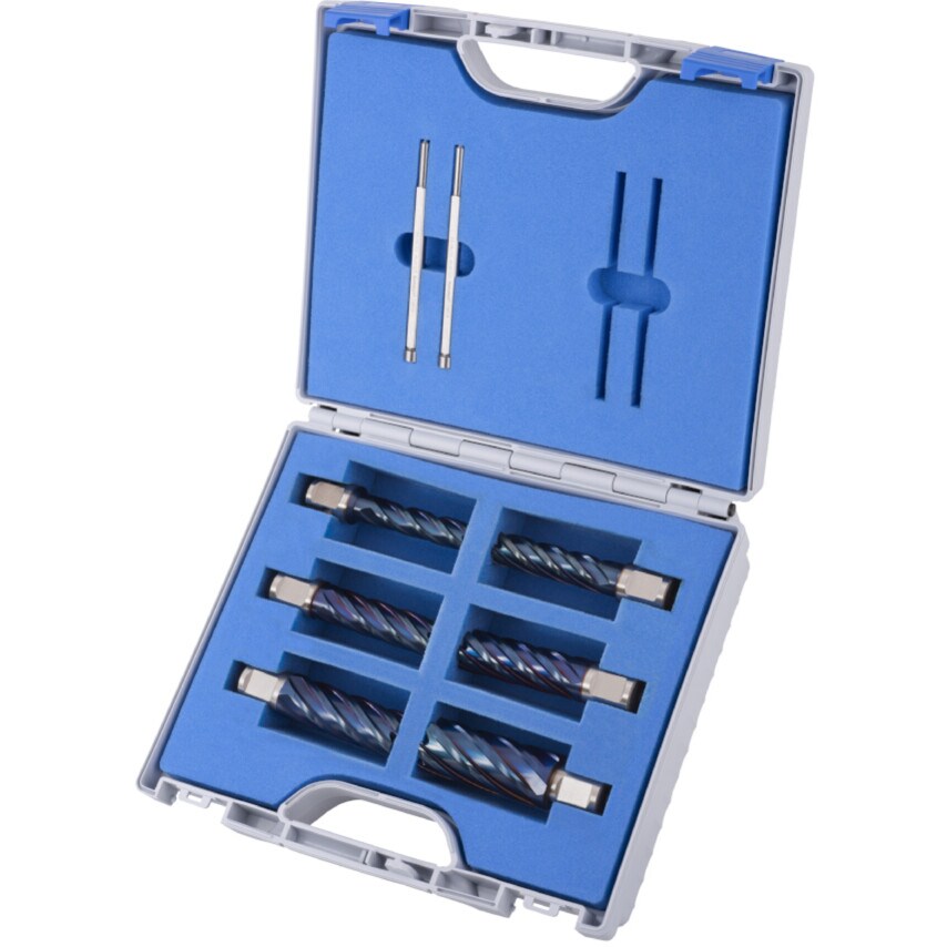 Hss-xe Durablue Coated Annular Cutter 55mm Depth (SET-6)