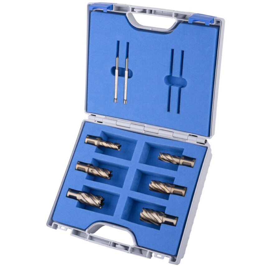 Hss-xe Gold Line Annular Cutter Set 30mm Depth (SET-6)