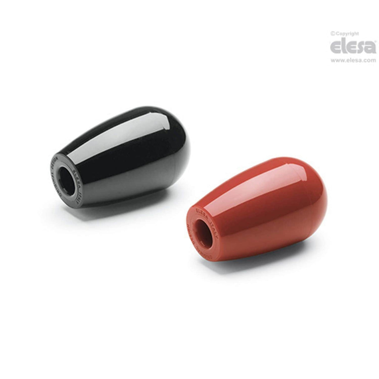 I622 N Fixed handles Technopolymer Black or red colour I.622/25 N-6-C9